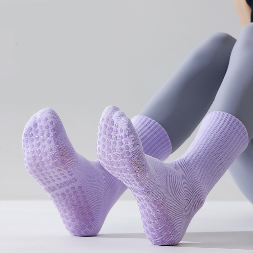 Yoga & Fitness Center - Hochwertige Damen-Yoga-Socken, Bunte Trend-Sportsocken, Professionelle Atmungsaktive