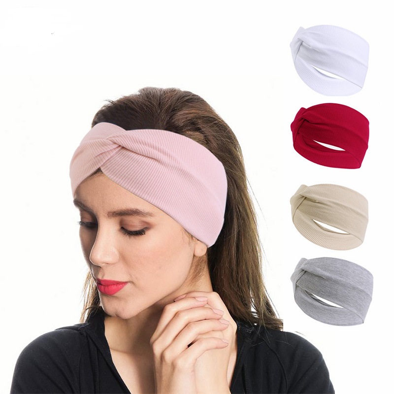 Stretch Strap Yoga - Elastisches Haarband mit Frontkreuzmuster für Yoga,