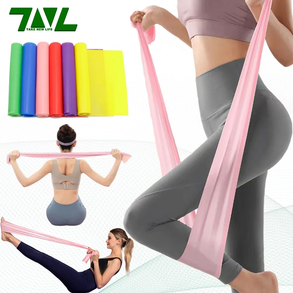 Stretch Strap Yoga - Länge 200 cm Yoga Pilates Dehnungs-Widerstandsband
