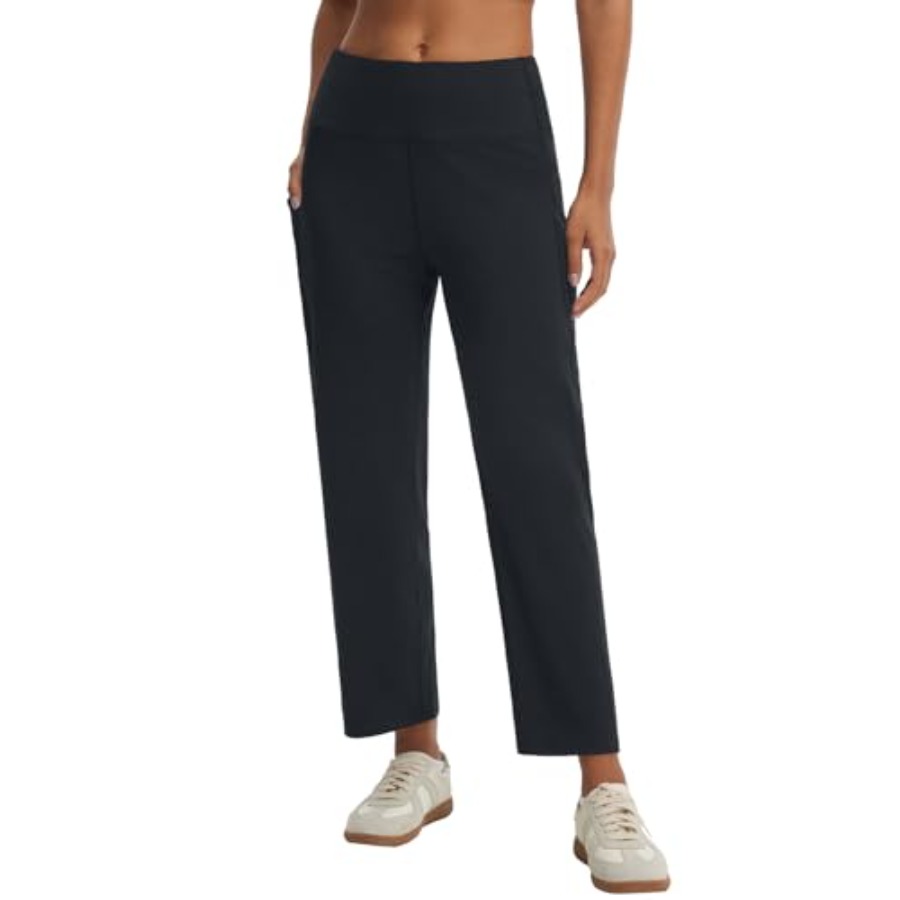 Yoga & Fitness Center - baleaf Damen-Yogahose, 25 Zoll, mit Taschen,