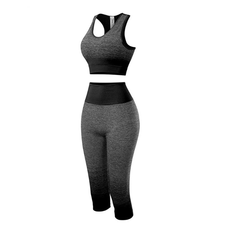Frauen Yoga Sets Bh + 3/4 Hose – Yoga Fitness Girl Bewertung und Preis