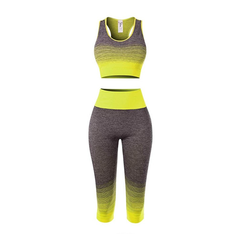 Frauen Yoga Sets Bh + 3/4 Hose – Yoga Fitness Girl Bewertung und Preis