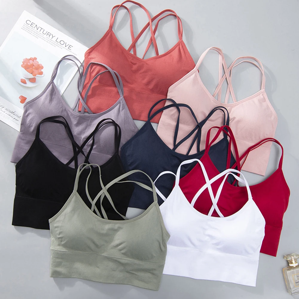 1PC Baumwolle Sport Bhs Frauen – Yoga Fitness Girl Bewertung und Preis